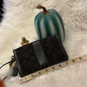 COACH Black Wristlet
